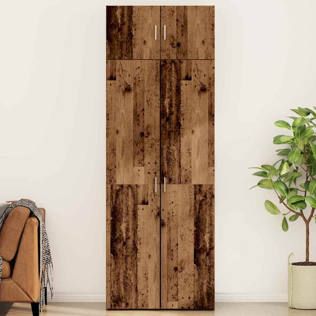 Armoire de rangement Bois ancien 80 x 42,5 x 225 cm - XIOS