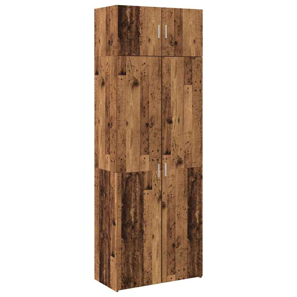 Armoire de rangement Bois ancien 80 x 42,5 x 225 cm - XIOS