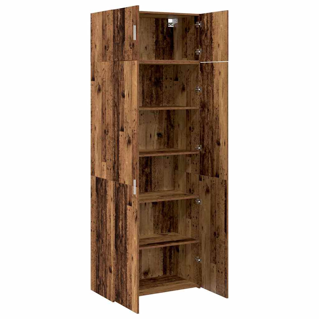 Armoire de rangement Bois ancien 80 x 42,5 x 225 cm - XIOS