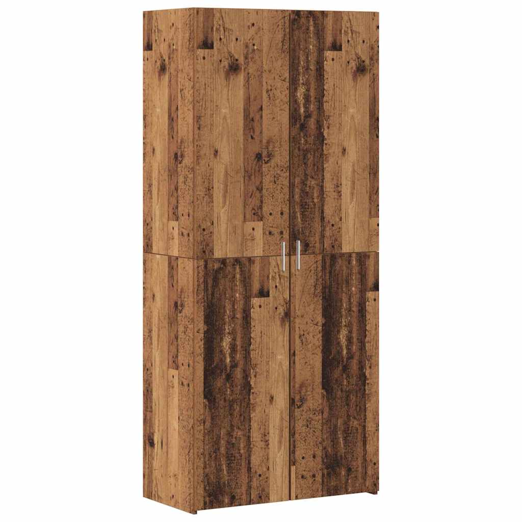 Armoire de rangement Bois ancien 80 x 42,5 x 225 cm - XIOS