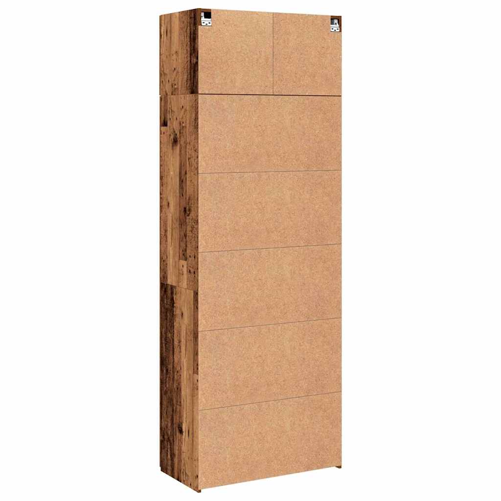 Armoire de rangement Bois ancien 80 x 42,5 x 225 cm - XIOS