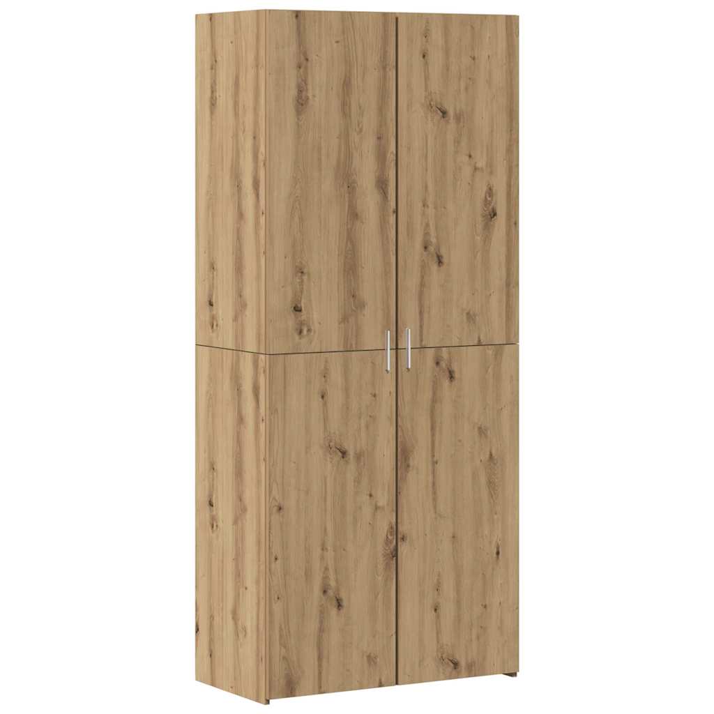 Armoire de rangement chêne artisanal 80 x 42,5 x 225 cm - XIOS