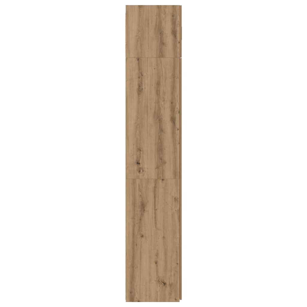 Armoire de rangement chêne artisanal 80 x 42,5 x 225 cm - XIOS