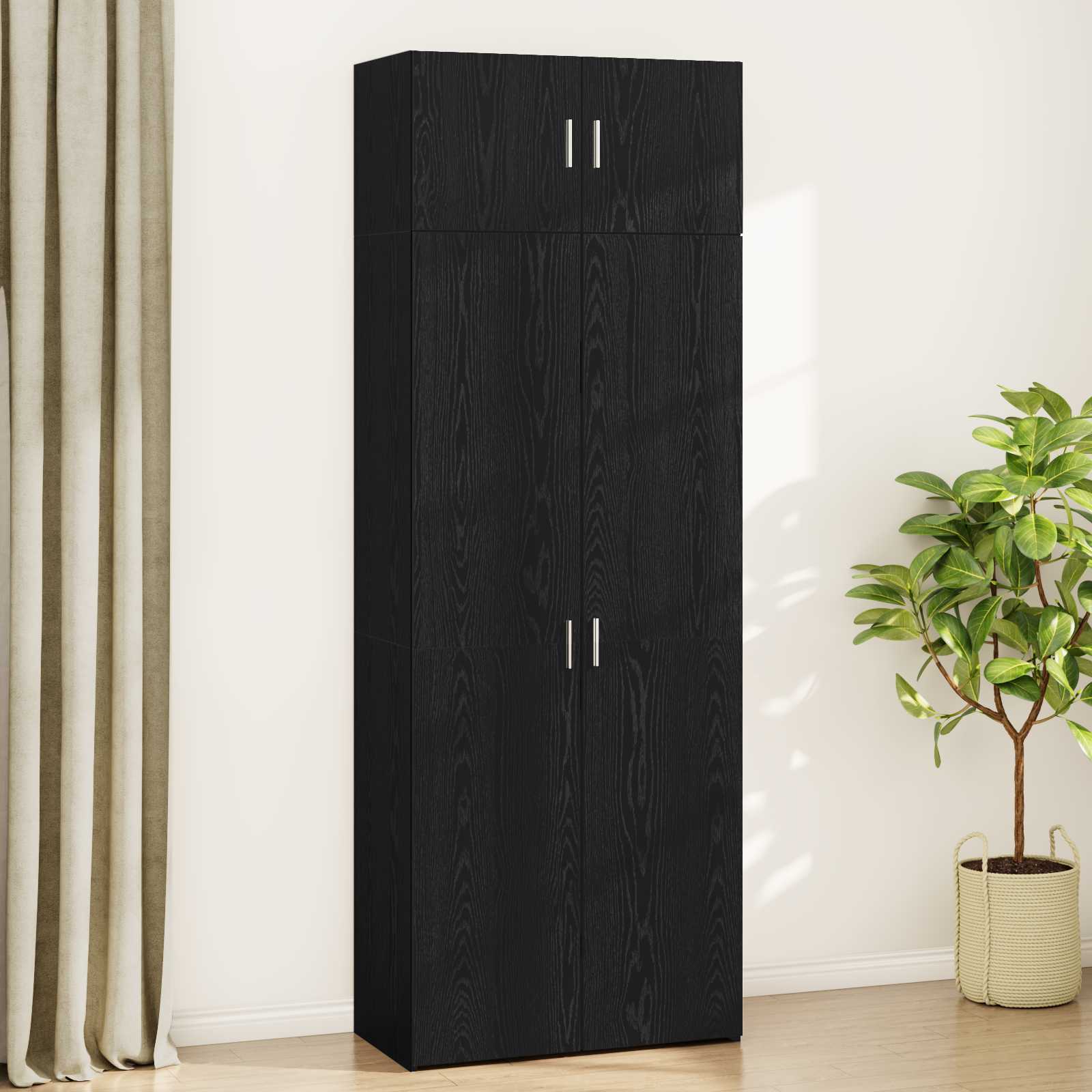 Armoire de rangement 3 pcs Chêne noir - XIOS