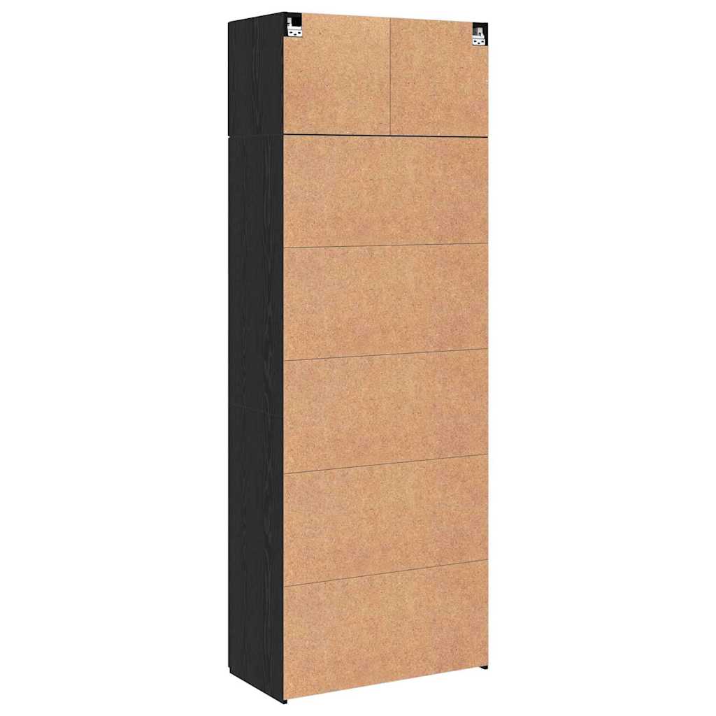 Armoire de rangement Chêne noir 80 x 41 x 225 cm - XIOS