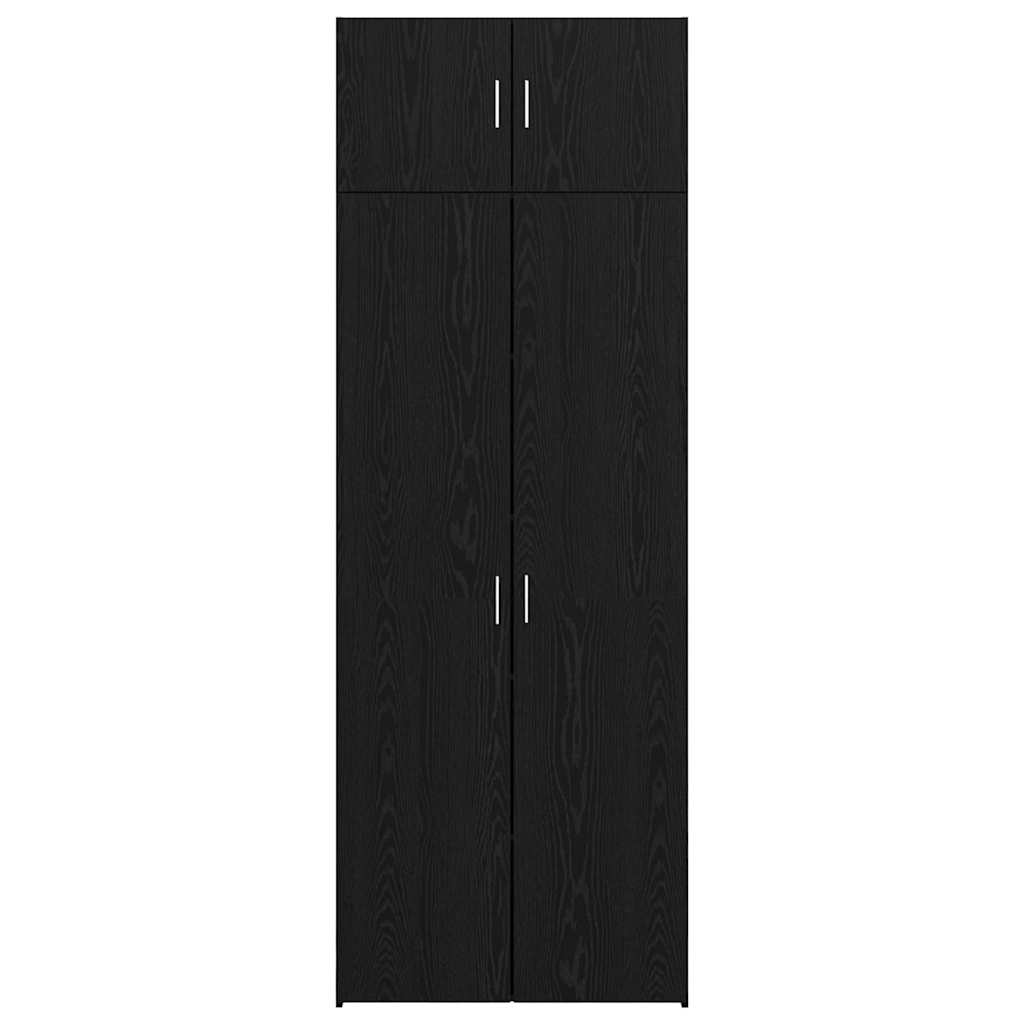 Armoire de rangement Chêne noir 80 x 41 x 225 cm - XIOS