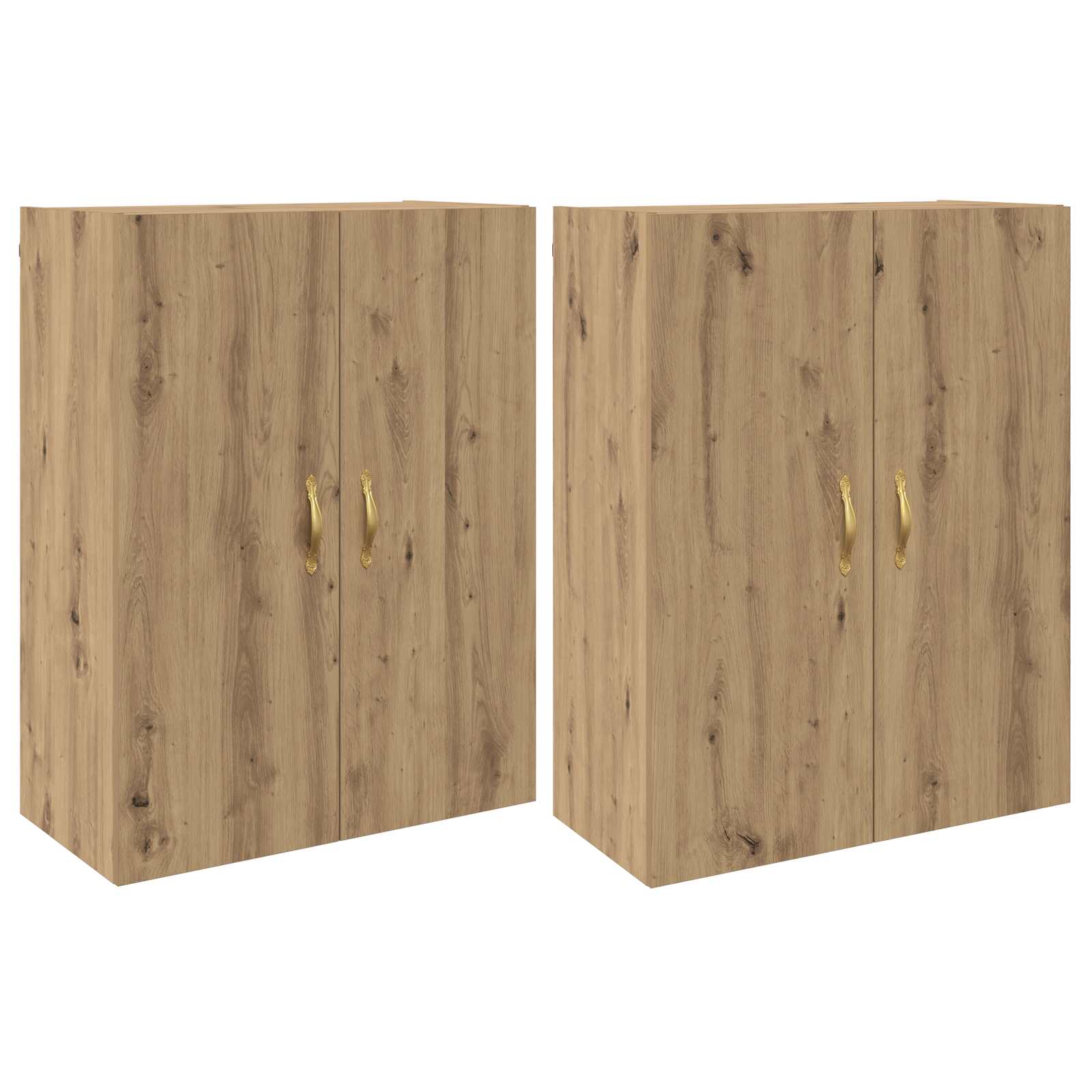 Armoire Murale 2 pcs Chêne artisanal 69,5 x 34 x 90 cm - XIOS