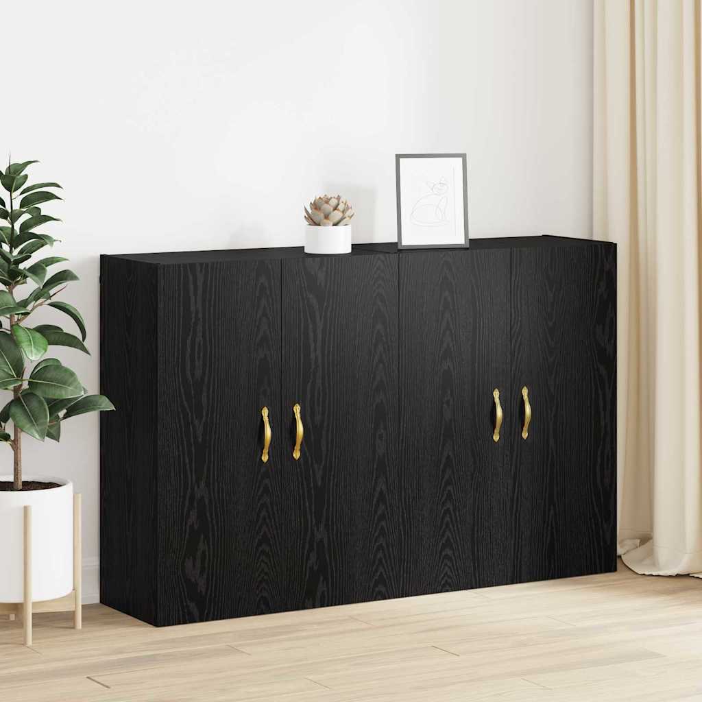 Armoires Murailles 2 pcs Chêne noir 69,5 x 34 x 90 cm - XIOS