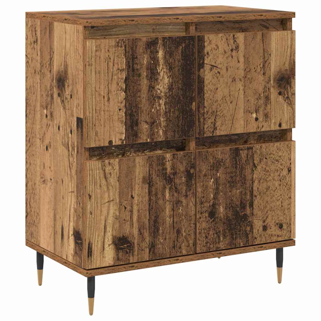 Buffets 2 pcs Bois ancien 120 x 35 x 70 cm Bois d'ingénierie - XIOS