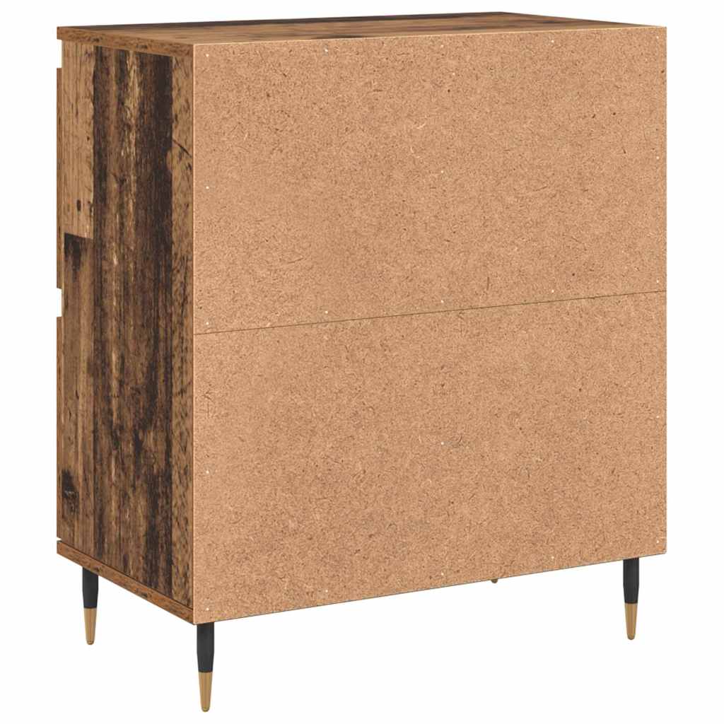 Buffets 2 pcs Bois ancien 120 x 35 x 70 cm Bois d'ingénierie - XIOS