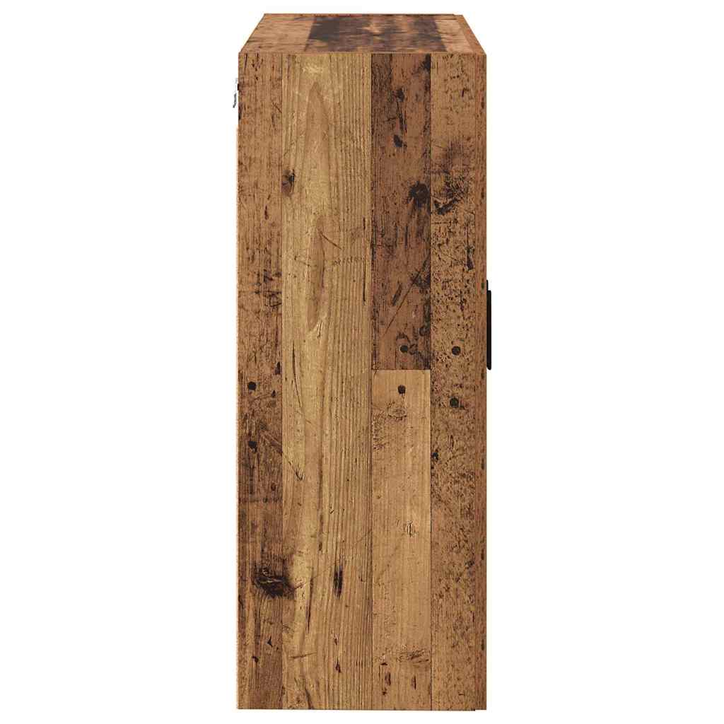 Armoires Murailles 2 pcs Bois ancien 69,5 x 34 x 90 cm - XIOS