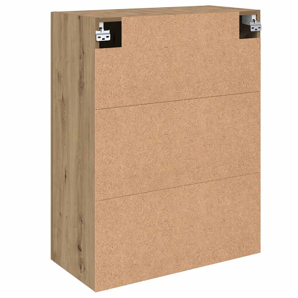 Armoires Murailles 2 pcs chêne artisanal 69,5 x 34 x 90 cm - XIOS