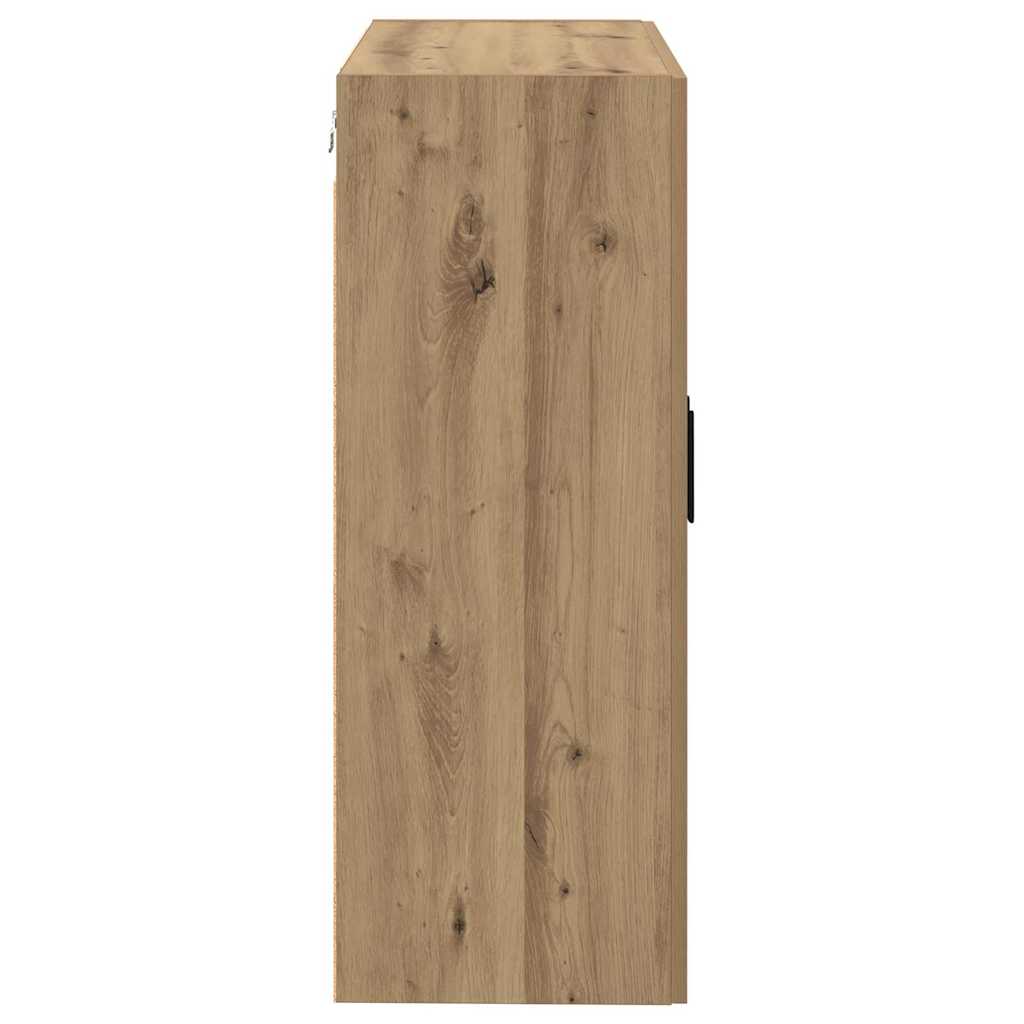 Armoires Murailles 2 pcs chêne artisanal 69,5 x 34 x 90 cm - XIOS