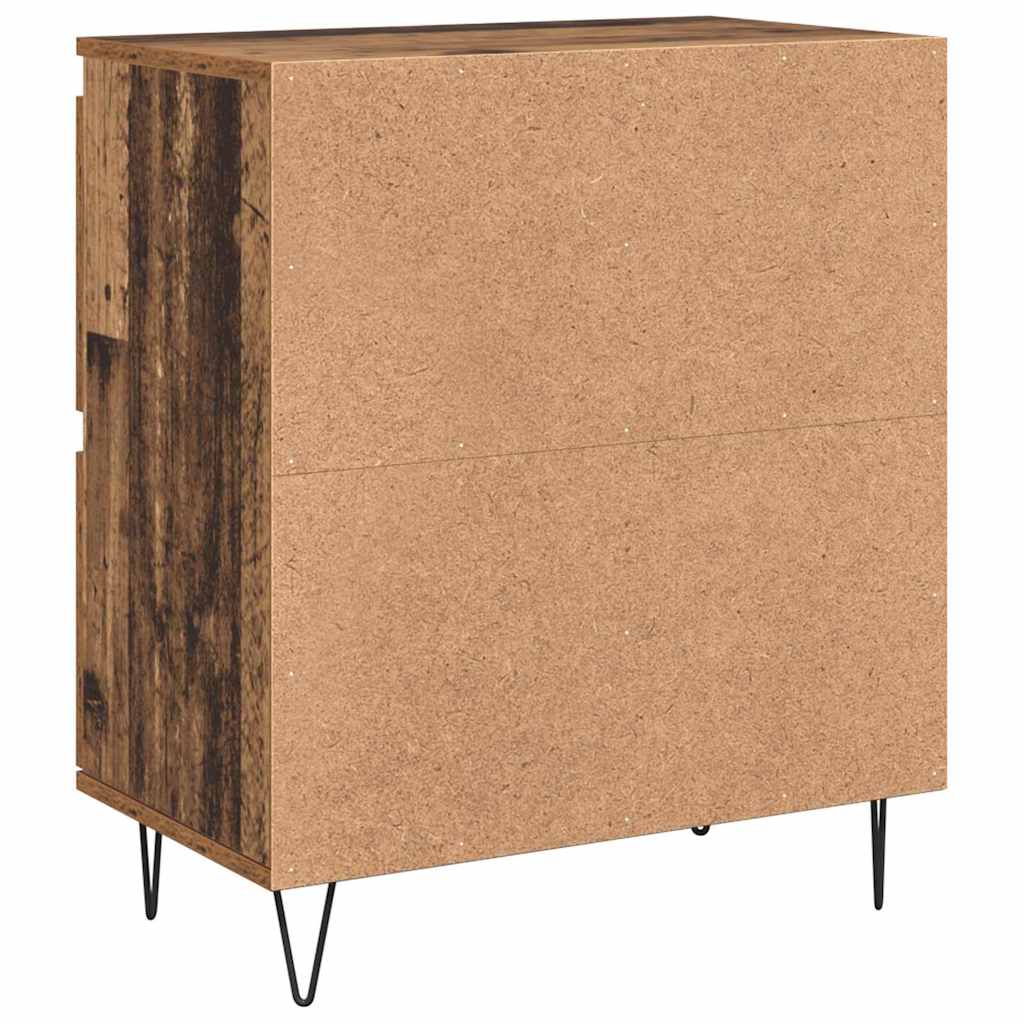 Buffets 2 pcs Bois ancien 120 x 35 x 70 cm Bois d'ingénierie - XIOS