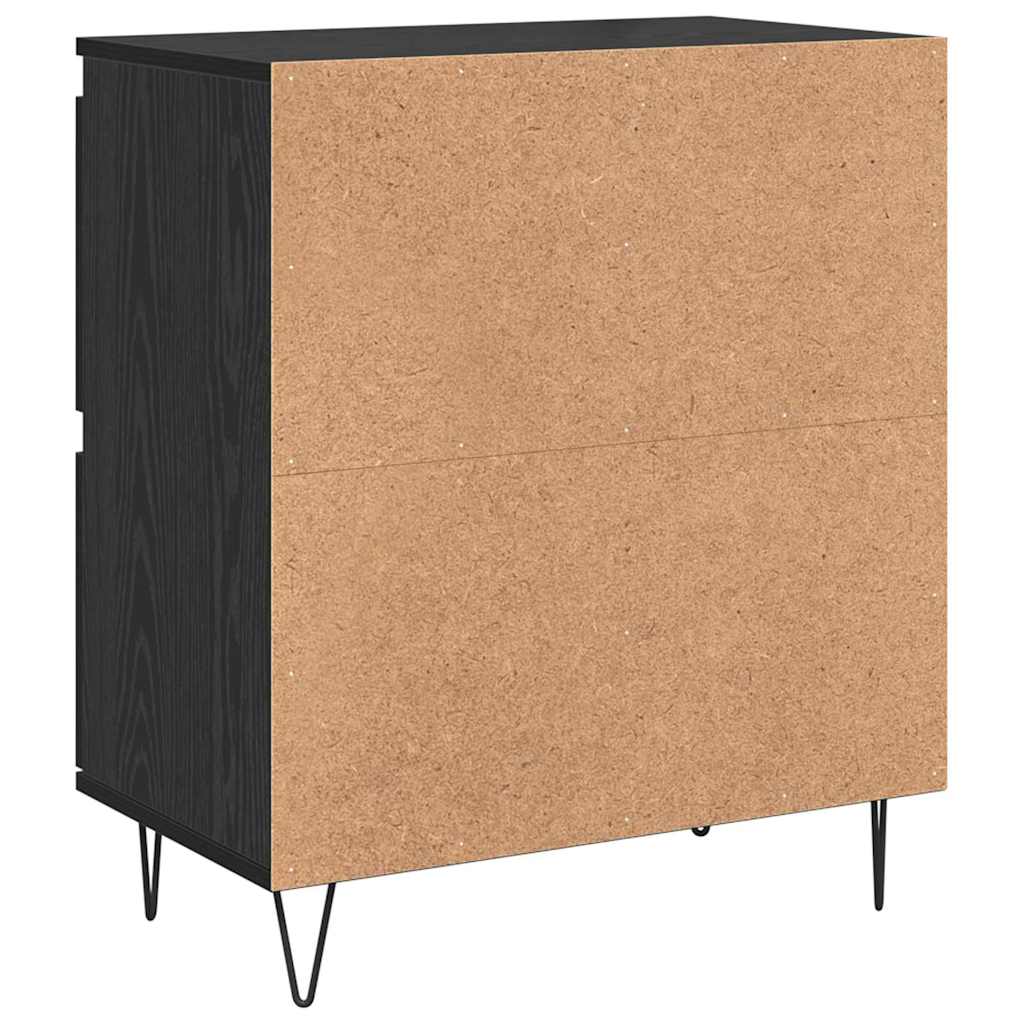 Buffets 2 pcs Chêne noir 120 x 35 x 70 cm Bois d'ingénierie - XIOS