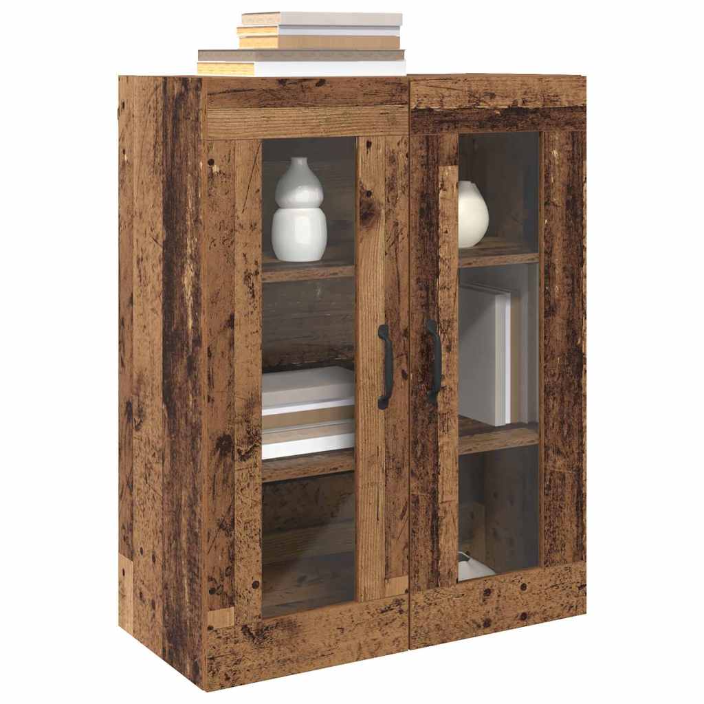 Armoires Murailles 2 pcs Bois ancien 69,5 x 34 x 90 cm - XIOS