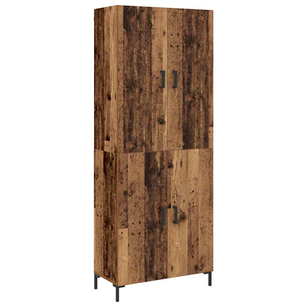 Haut Armoire Bois ancien 69,5 x 34 x 180 cm Bois d'ingénierie - XIOS