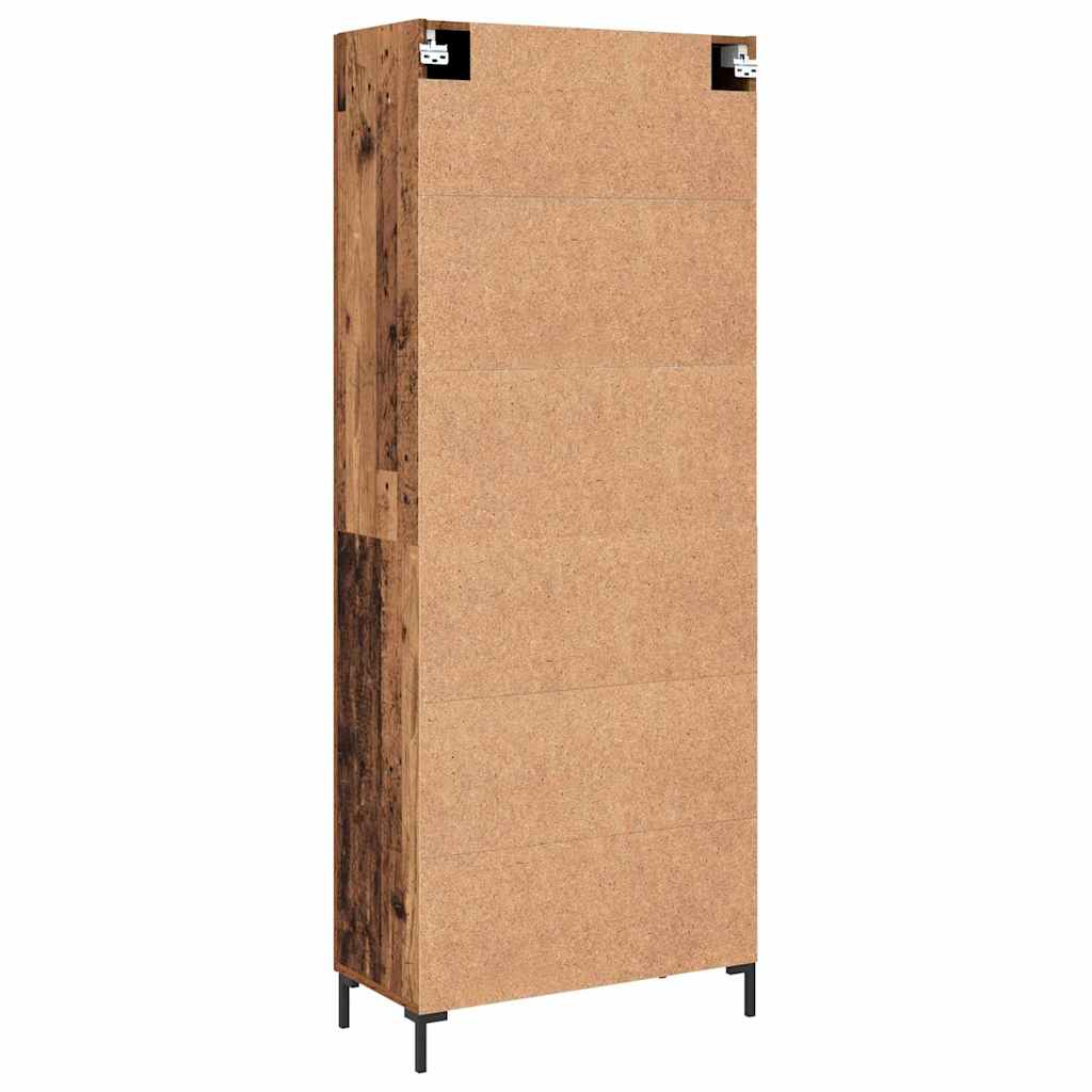 Haut Armoire Bois ancien 69,5 x 34 x 180 cm Bois d'ingénierie - XIOS
