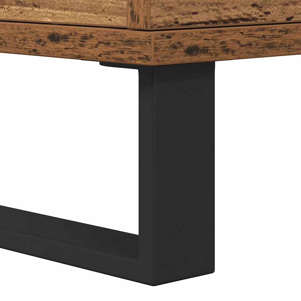 Buffets 2 pcs Bois ancien 120 x 35 x 70 cm Bois d'ingénierie - XIOS