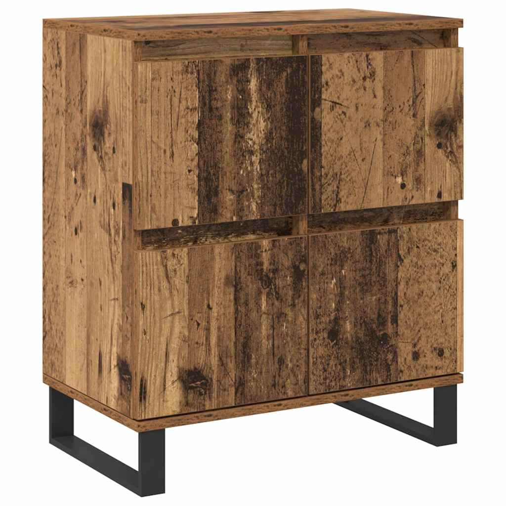 Buffets 2 pcs Bois ancien 120 x 35 x 70 cm Bois d'ingénierie - XIOS