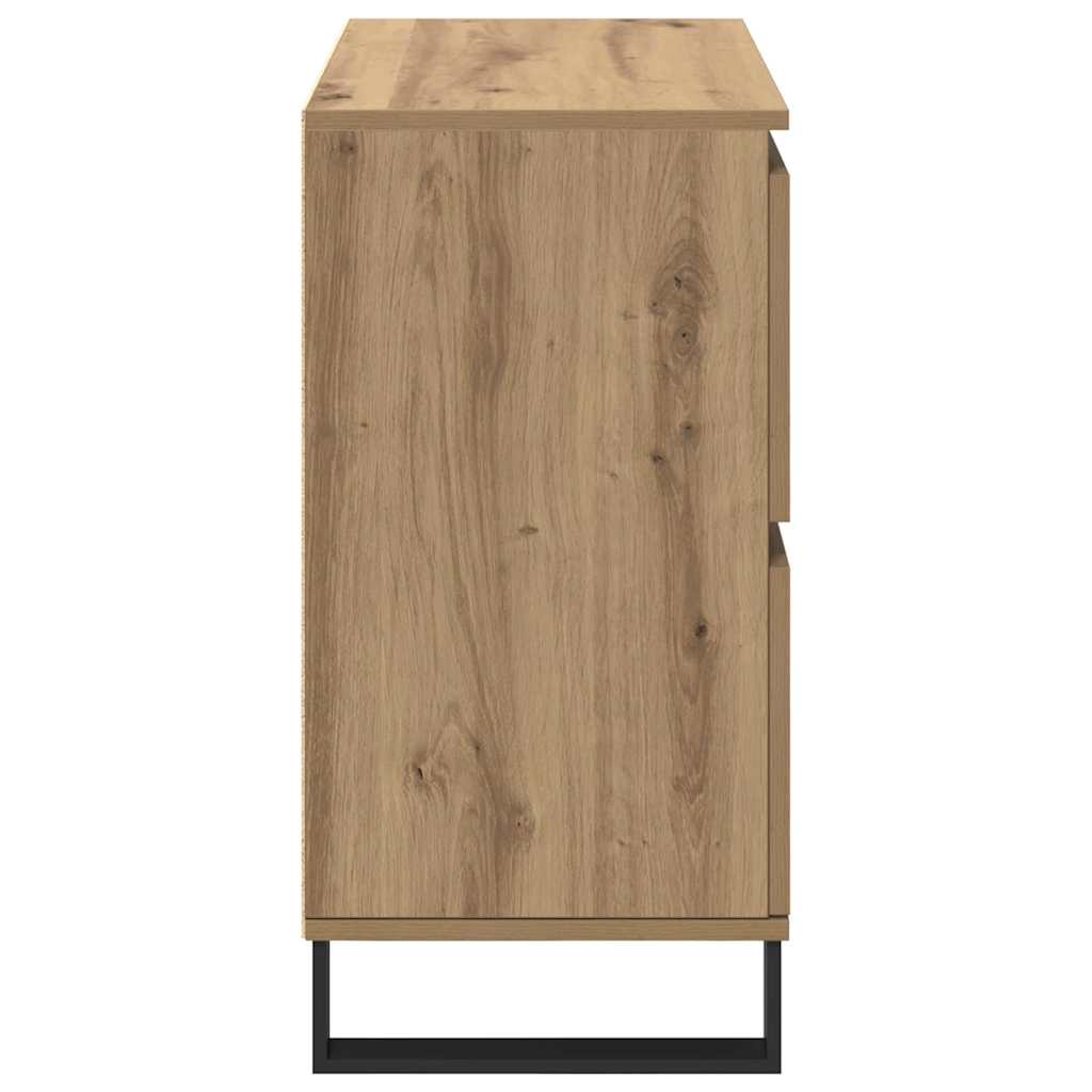 Buffets 2 pcs chêne artisanal 120 x 35 x 70 cm - XIOS