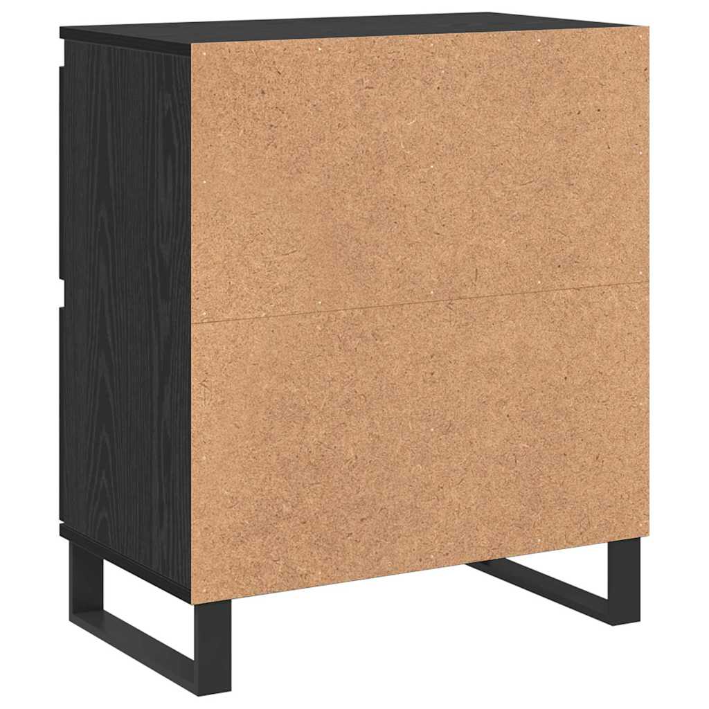 Buffets 2 pcs Chêne noir 120 x 35 x 70 cm Bois d'ingénierie - XIOS