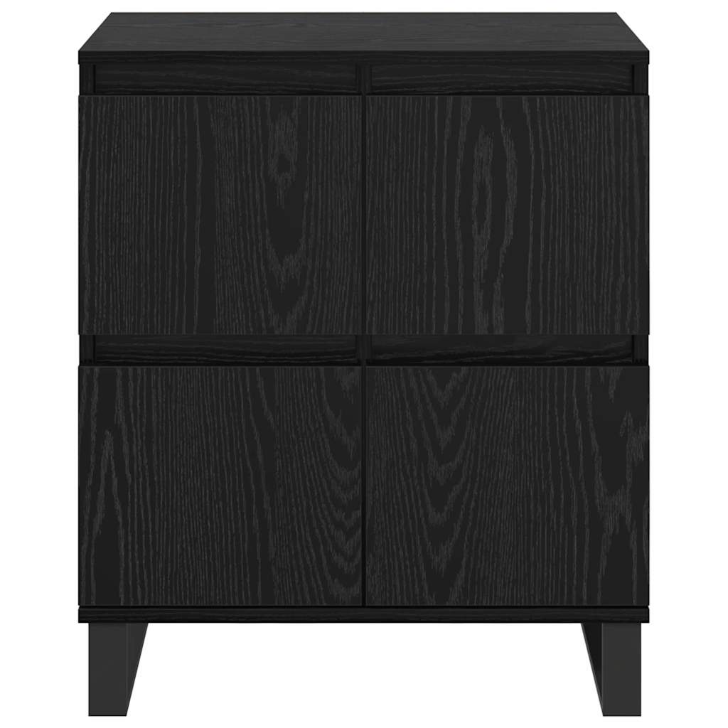 Buffets 2 pcs Chêne noir 120 x 35 x 70 cm Bois d'ingénierie - XIOS
