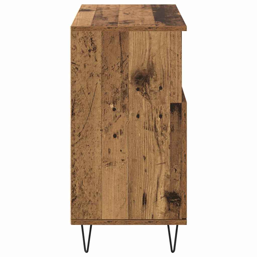 Buffets 2 pcs Bois ancien 120 x 35 x 70 cm Bois d'ingénierie - XIOS