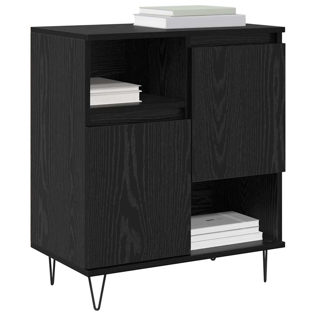 Buffets 2 pcs Chêne noir 120 x 35 x 70 cm Bois d'ingénierie - XIOS