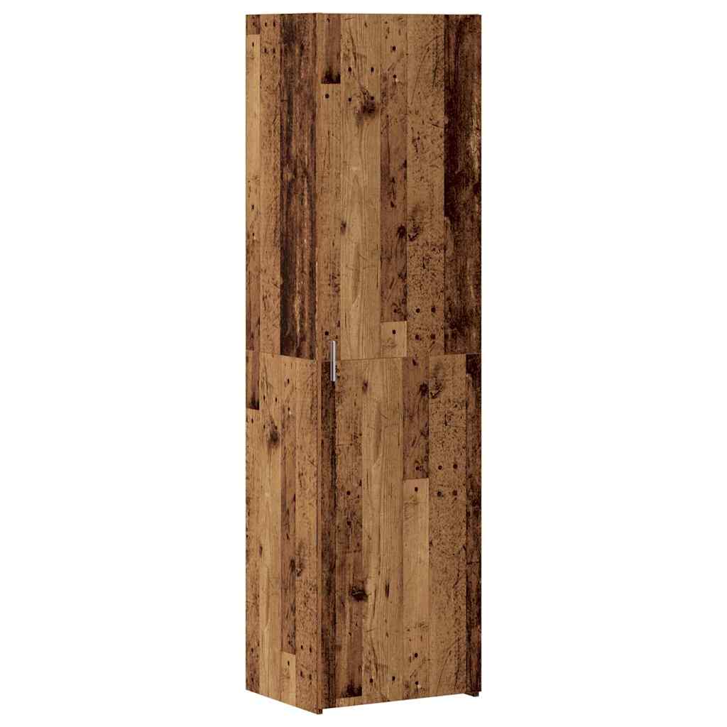 Armoire de rangement Montage mural Bois ancien 50 x 41 x 225 cm - XIOS