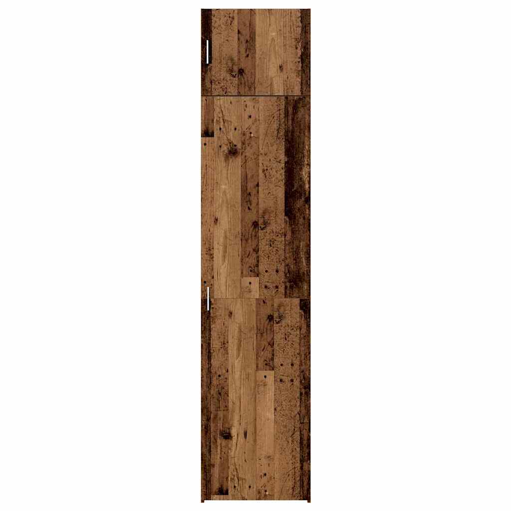 Armoire de rangement Montage mural Bois ancien 50 x 41 x 225 cm - XIOS