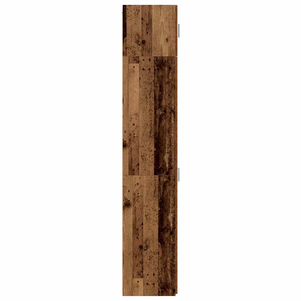 Armoire de rangement Montage mural Bois ancien 50 x 41 x 225 cm - XIOS