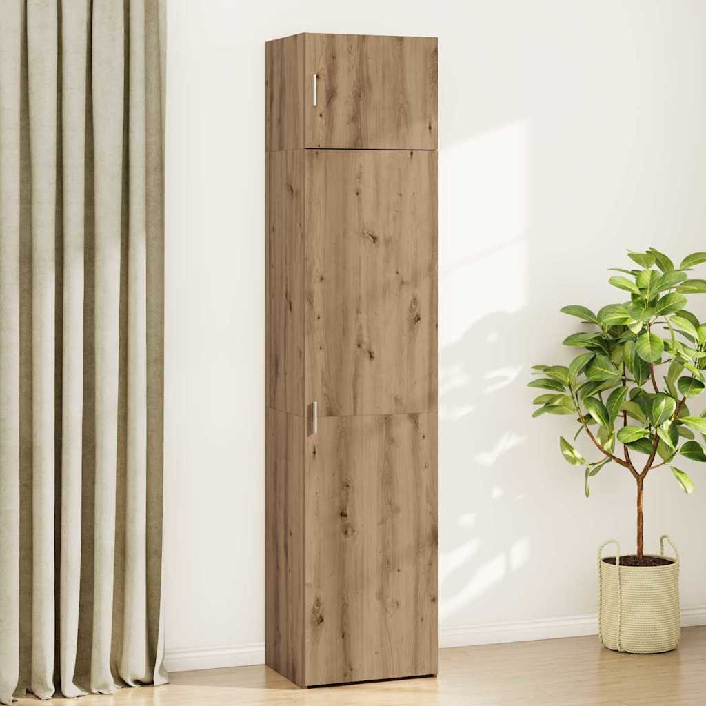 Armoire de rangement chêne artisanal 50 x 41 x 225 cm - XIOS