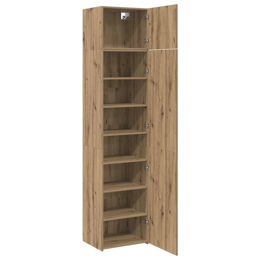 Armoire de rangement chêne artisanal 50 x 41 x 225 cm - XIOS