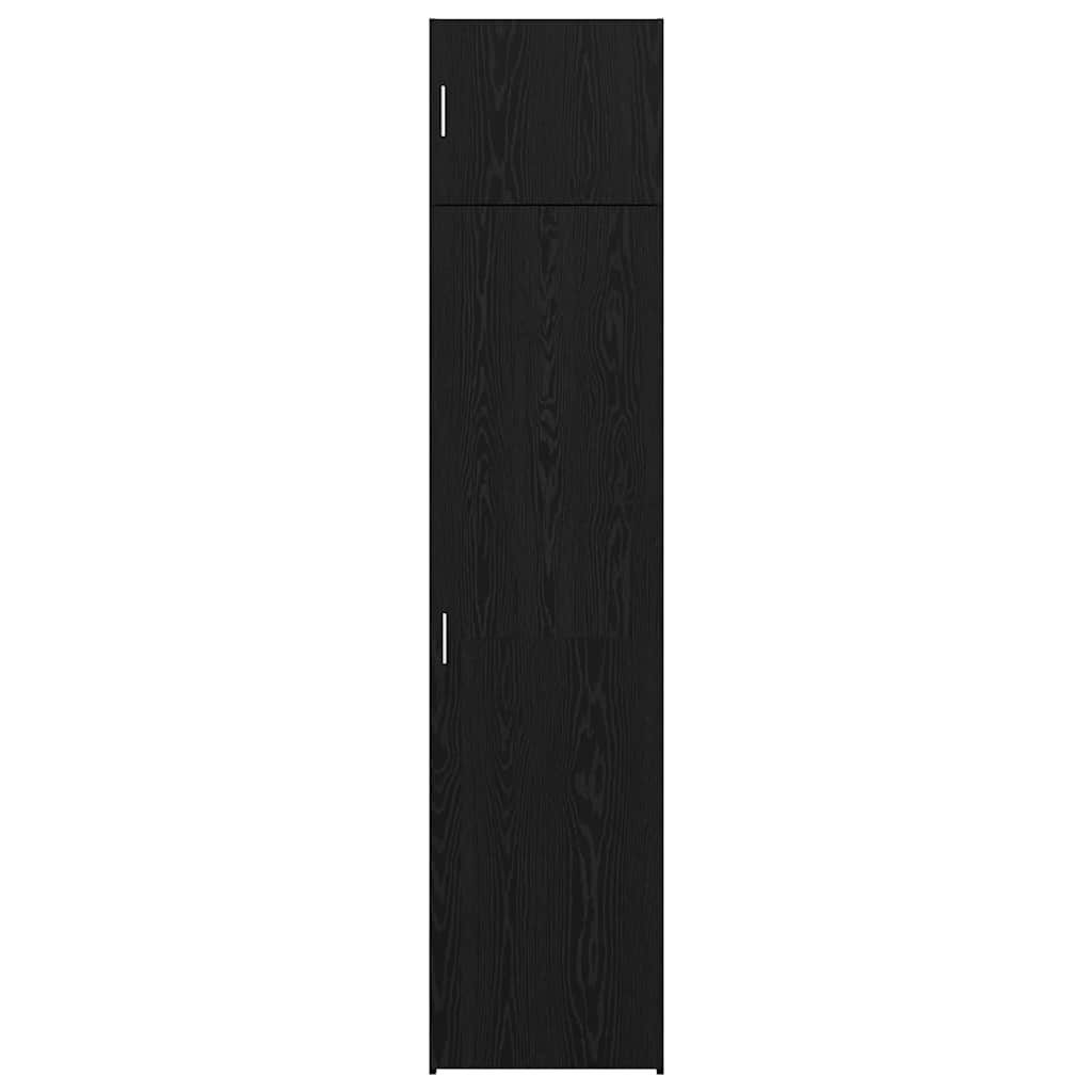 Armoire de rangement Montage mural Chêne noir 50 x 41 x 225 cm - XIOS