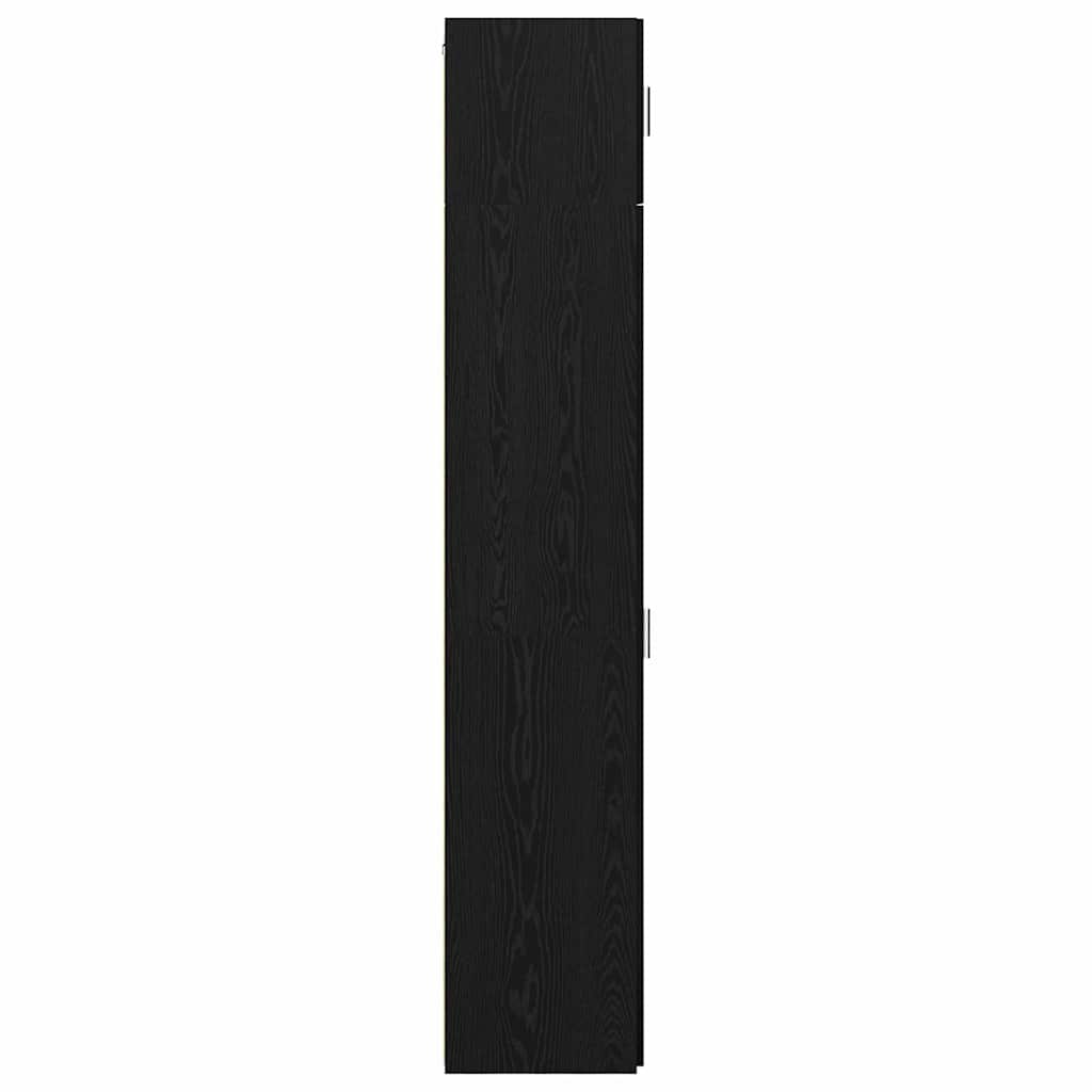 Armoire de rangement Montage mural Chêne noir 50 x 41 x 225 cm - XIOS