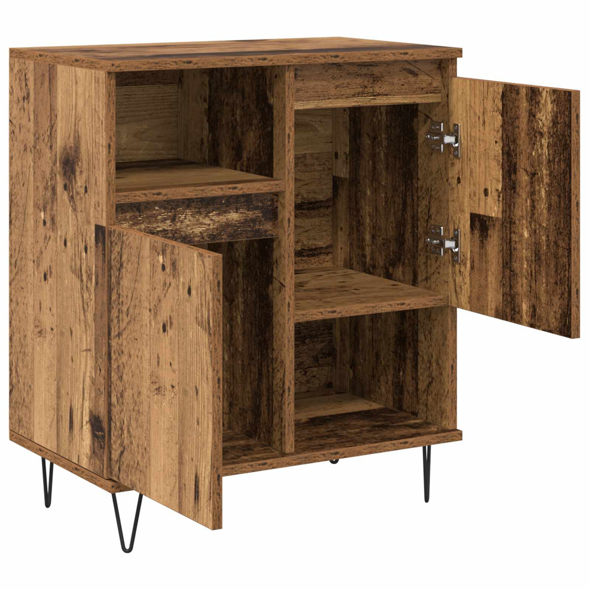 Buffet 3 pc Bois ancien 60 x 35 x 70 cm - XIOS
