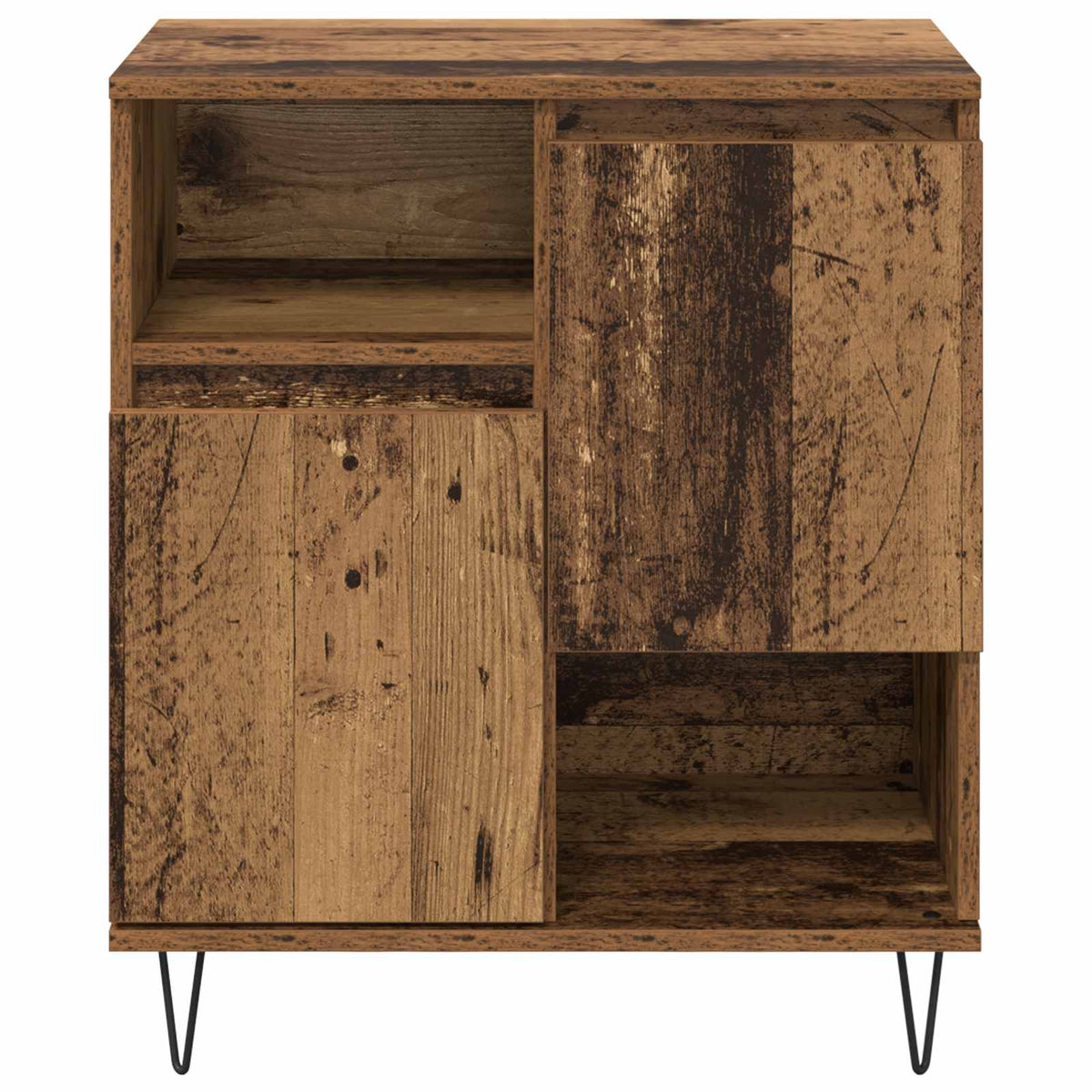 Buffet 3 pc Bois ancien 60 x 35 x 70 cm - XIOS