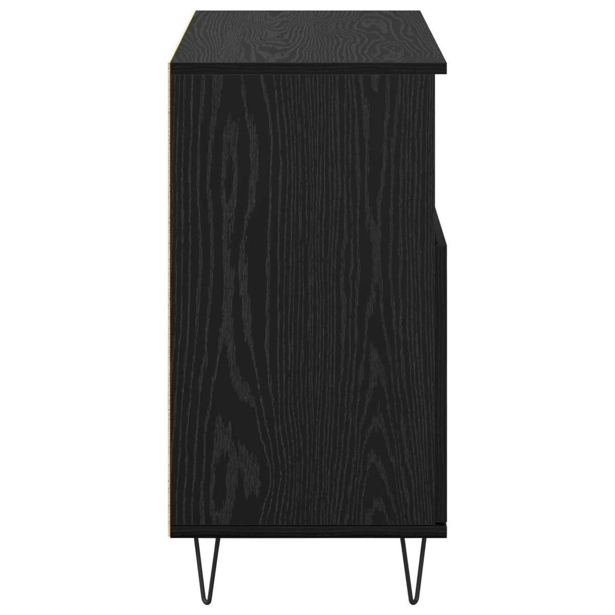 Buffet 3 pc Chêne noir 60 x 35 x 70 cm - XIOS