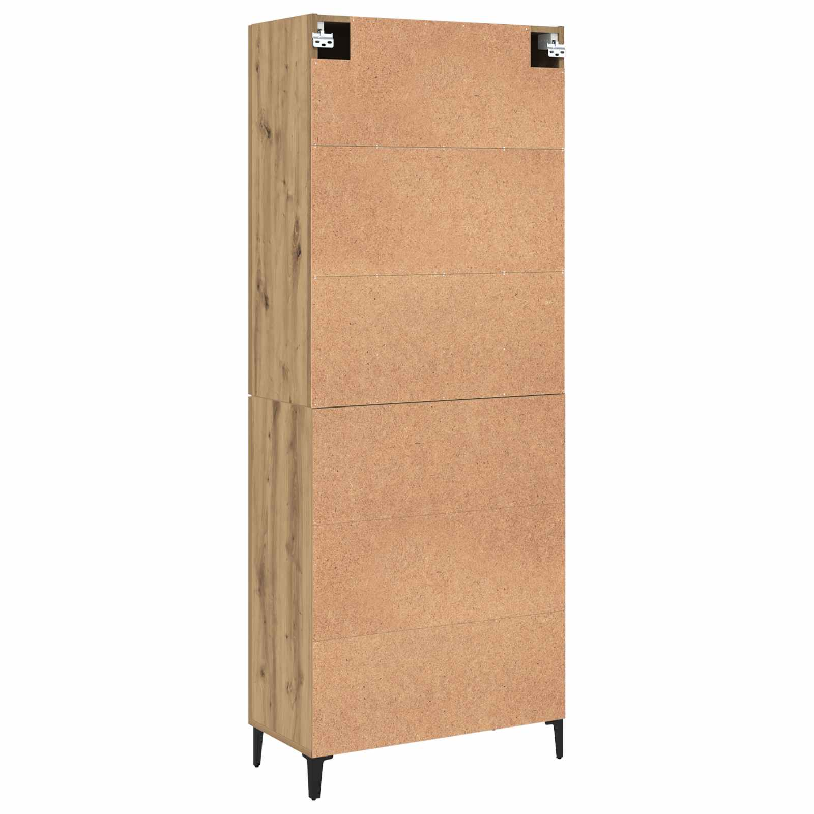 Haut Armoire 2 pcs Chêne artisanal Bois d'ingénierie - XIOS