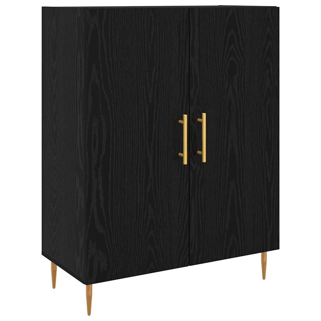 Haut Armoire Chêne noir 69,5 x 34 x 180 cm Bois d'ingénierie - XIOS