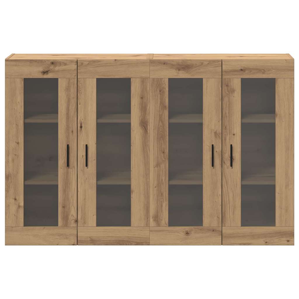 Armoires Murailles 2 pcs chêne artisanal 69,5 x 34 x 90 cm - XIOS