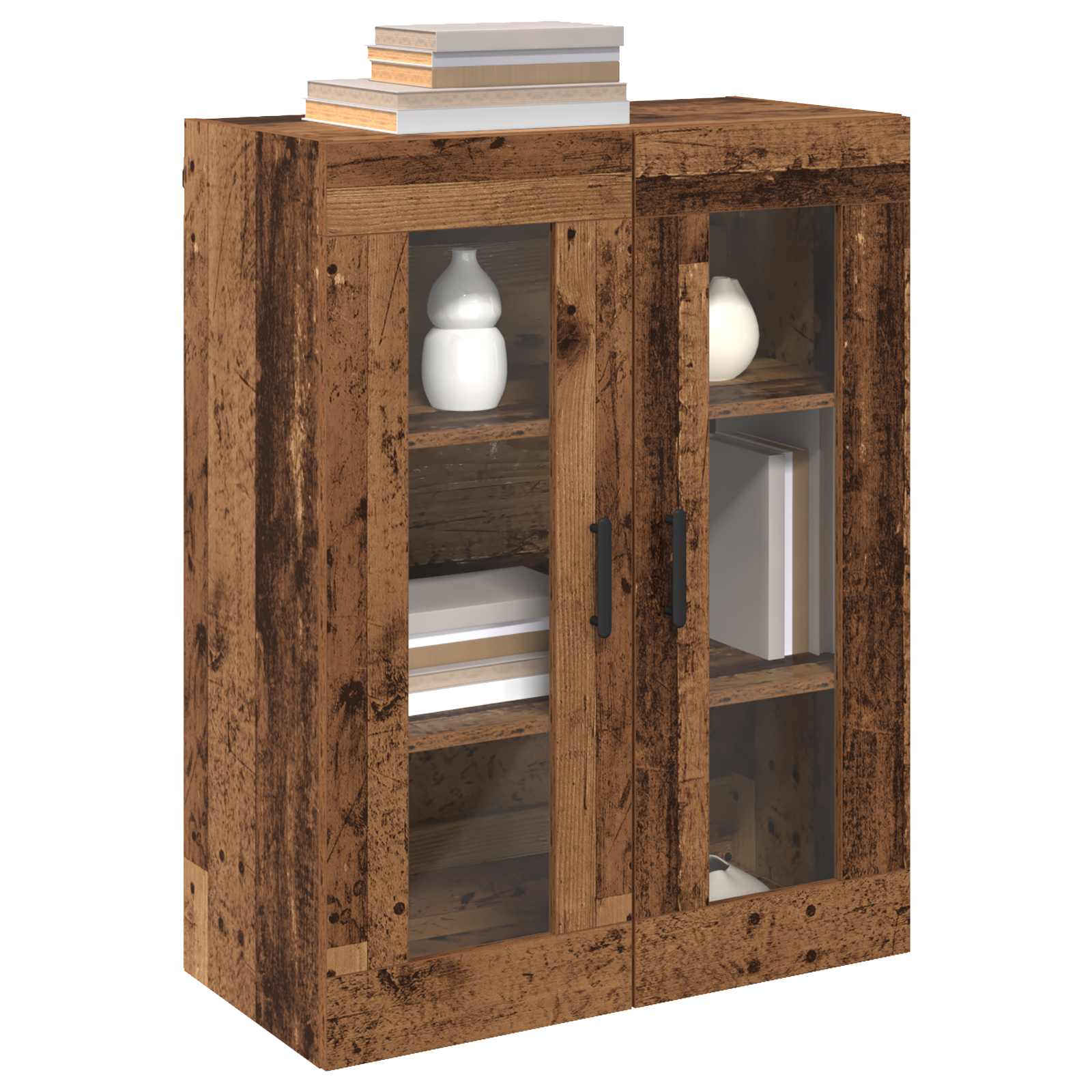 Armoires Murailles 2 pcs Bois ancien 69,5 x 34 x 90 cm - XIOS