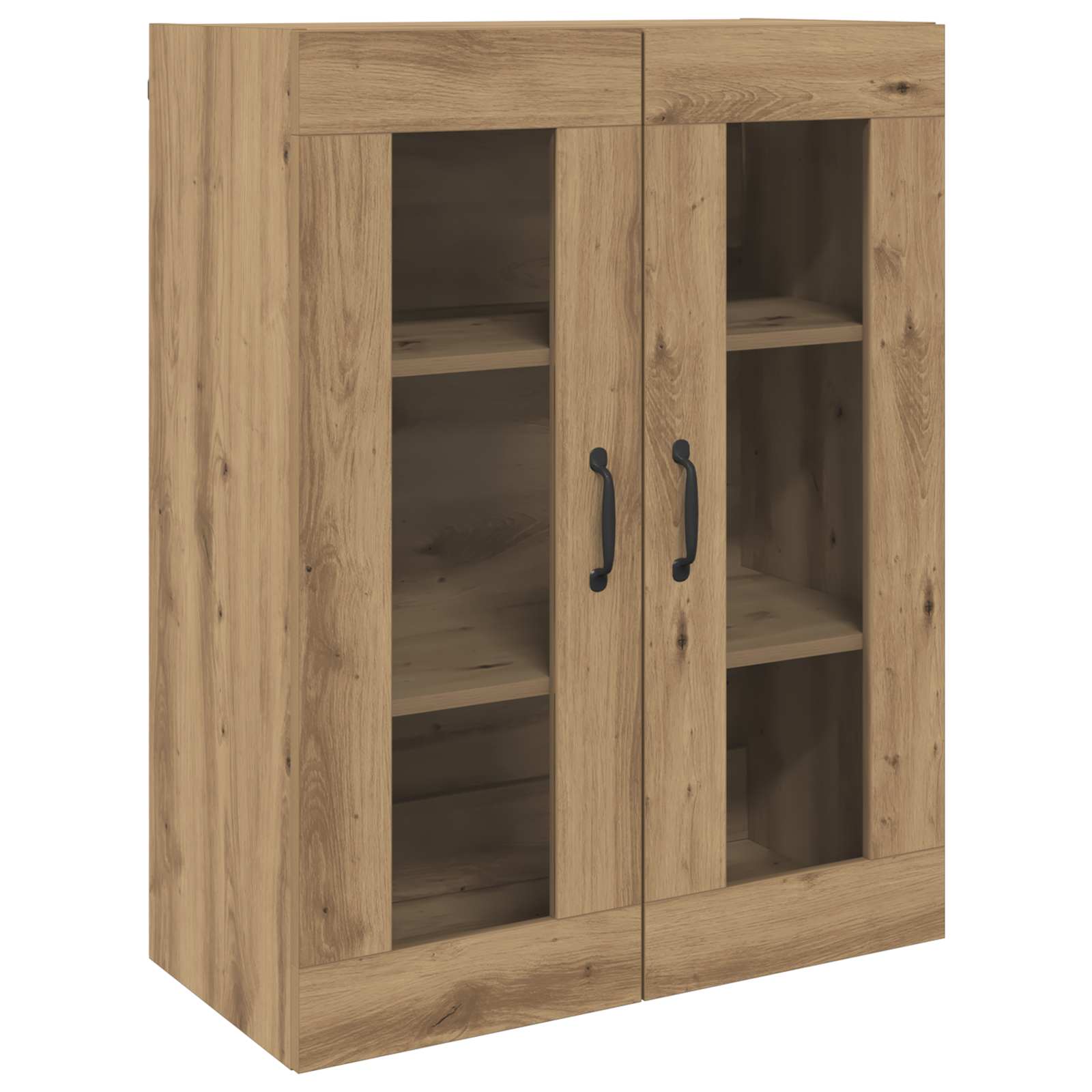 Haut Armoire 2 pcs Chêne artisanal Bois d'ingénierie - XIOS