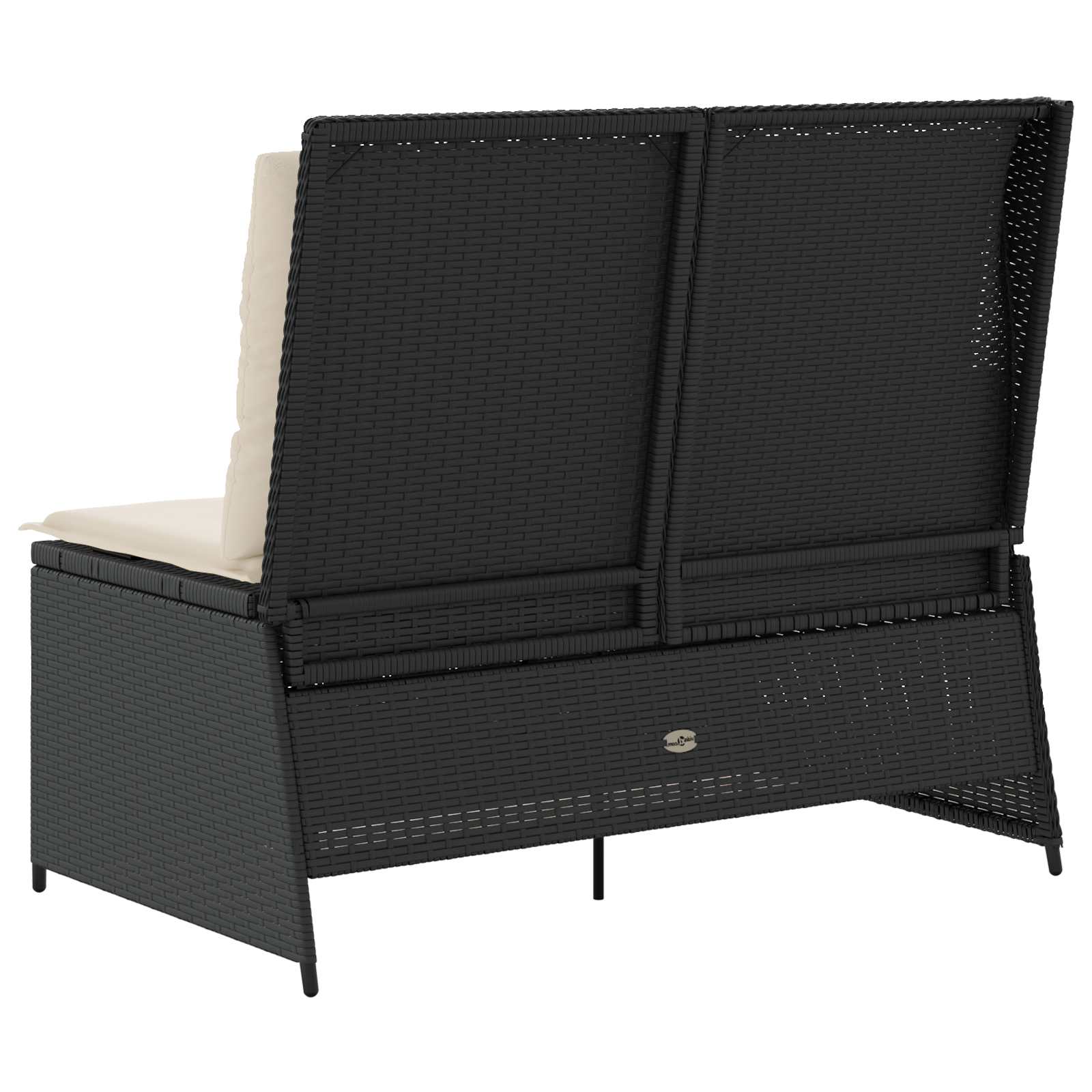 Banc de jardin Noir polyrotin - XIOS