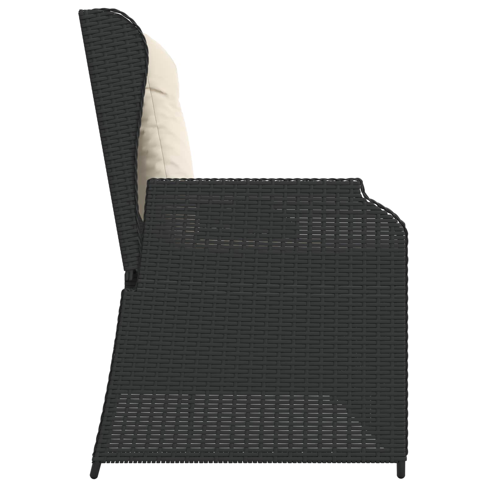 Banc de jardin Noir polyrotin - XIOS