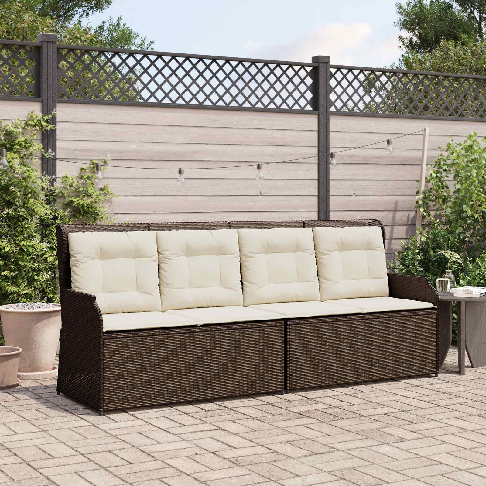 Banc de jardin Marron polyrotin - XIOS