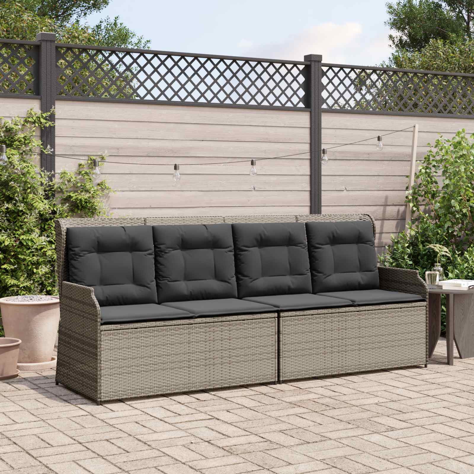 Banc de jardin Gris polyrotin - XIOS