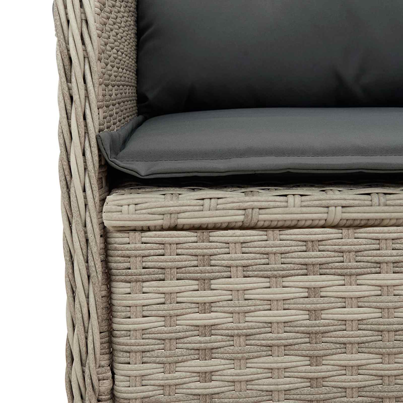 Banc de jardin Gris clair polyrotin - XIOS