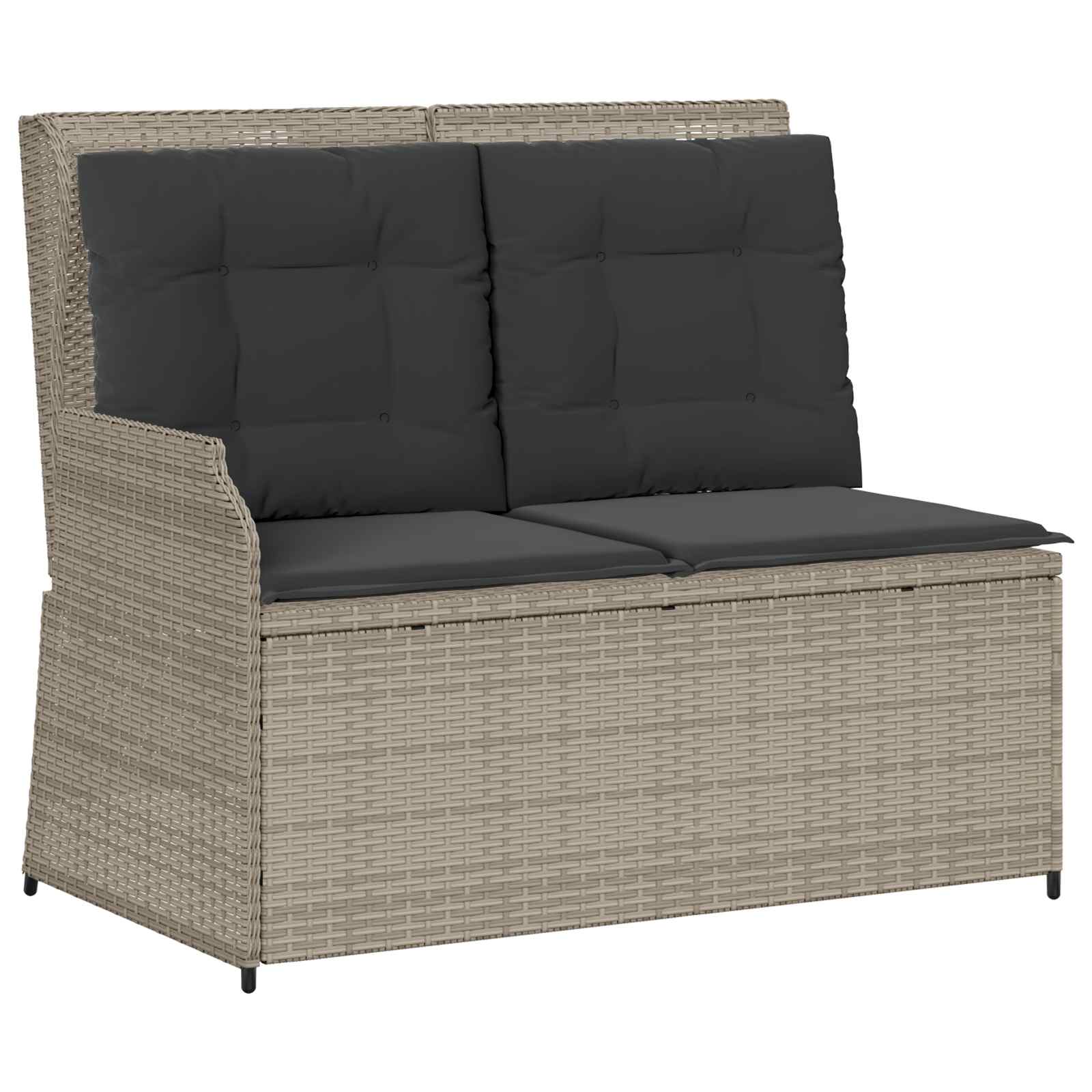 Banc de jardin Gris clair polyrotin - XIOS